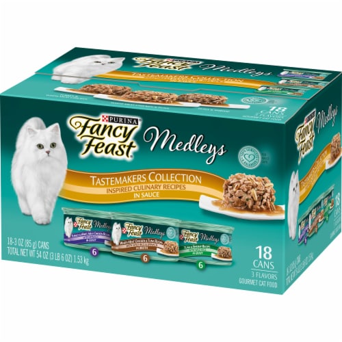 Fancy Feast® Medleys Tastemakers Collection Wet Cat Food Variety Pack ...