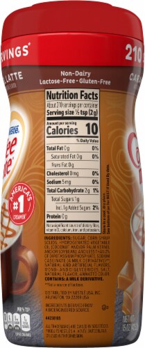 Nestle Coffee Mate Caramel Latte Powdered Coffee Creamer Perspective: right
