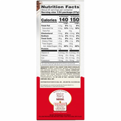 Carnation Famous Fudge Classic Chocolate Fudge Kit Perspective: right