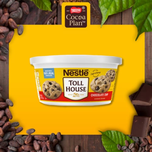 Nestle® Toll House Chocolate Chip Cookie Dough Perspective: right