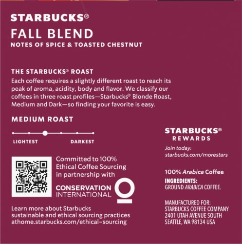 Starbucks® Fall Blend K-Cup® Coffee Pods Perspective: right