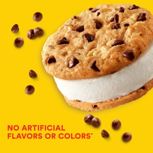 Nestle® Toll House Vanilla Chocolate Chip Cookie Ice Cream Sandwiches ...