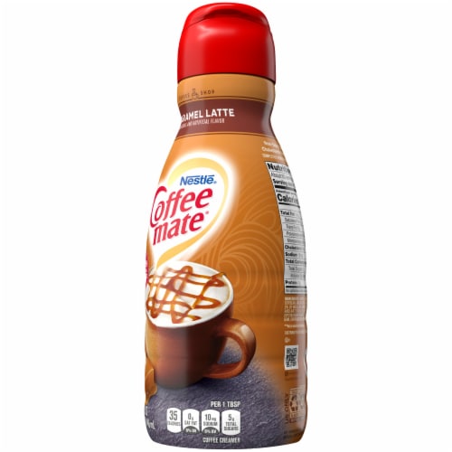 Coffee-mate Caramel Latte Liquid Coffee Creamer Perspective: right