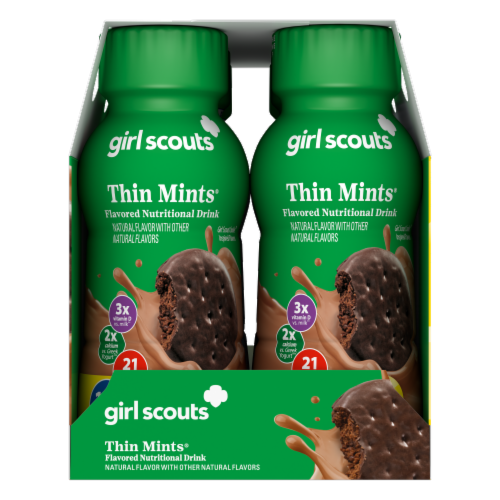 Carnation Breakfast Essentials® Girl Scouts Thin Mints® Instant Breakfast Drink Perspective: right