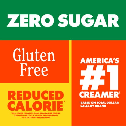 Coffee Mate Hazelnut Sugar Free Liquid Coffee Creamer Perspective: right