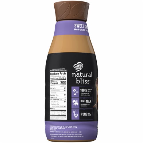 Coffeemate Natural Bliss Sweet Cream Cold Brew Coffee Perspective: right