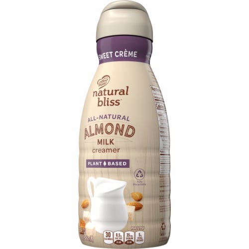 Coffee mate Natural Bliss Almond Sweet Creme Almond Milk Liquid Coffee Creamer Perspective: right