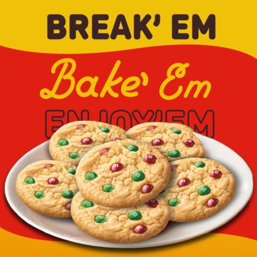 Nestle Toll House M&M'S Minis Holiday Refrigerated Sugar Cookie Dough Perspective: right
