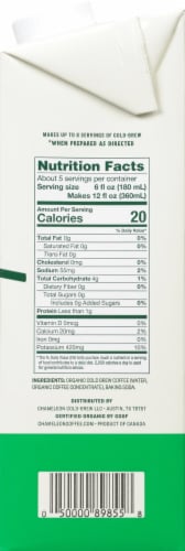Chameleon Black Organic Cold Brew Coffee Concentrate Perspective: right