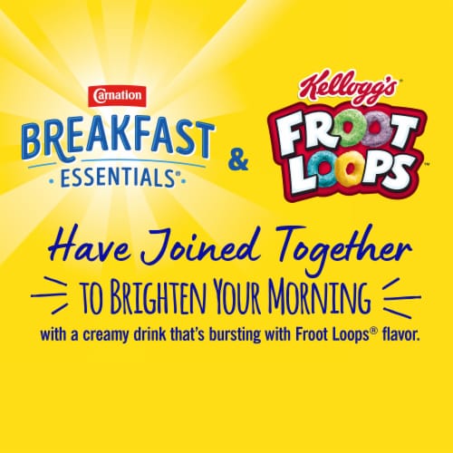 Carnation Breakfast Essentials® Fruit Loops™ Nutritional Drink Perspective: right