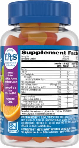 Gerber® Lil Brainies Kid Multivitamin Gummies Perspective: right