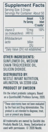 Gerber Baby Gentle Everyday Probiotic Drops Perspective: right