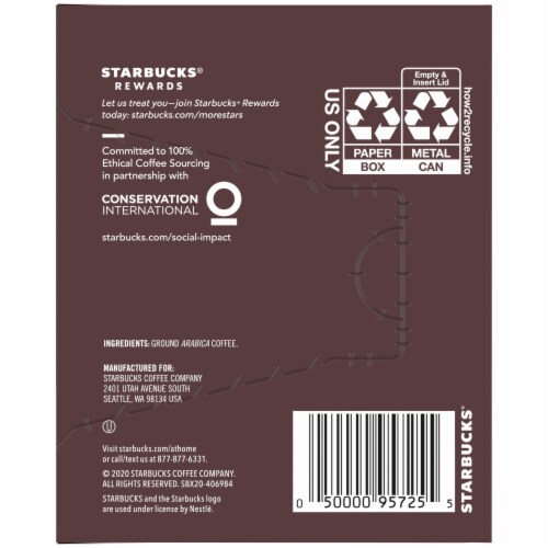Starbucks® Fresh Brew French Roast Dark Roast Ground Coffee Perspective: right