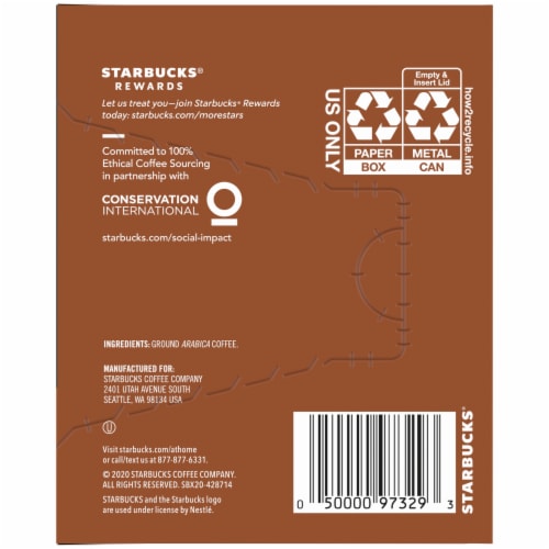 Starbucks® Fresh Brew Breakfast Blend Medium Roast Ground Coffee Perspective: right