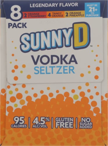 Sunny D Vodka Seltzer Variety Pack Perspective: right