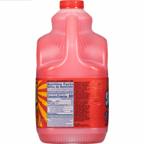 SUNNYD® Orange Strawberry Juice Drink Perspective: right