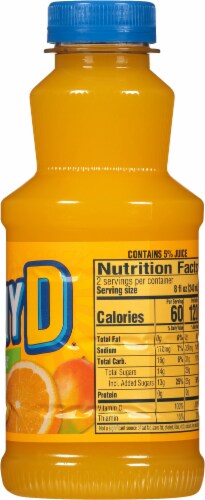 SUNNYD® Orange Mango Orange Juice Drink Perspective: right