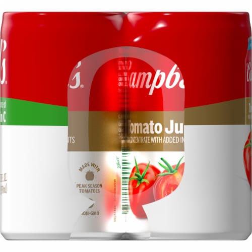 Campbell's® 100% Tomato Juice  Can Perspective: right