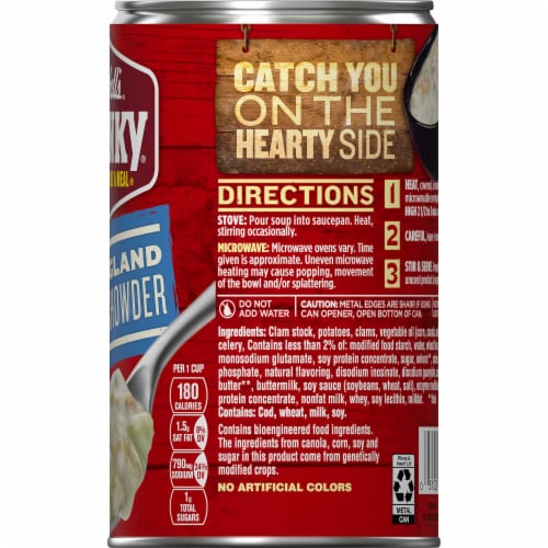 Campbell's® Chunky® Soup New England Clam Chowder Perspective: right