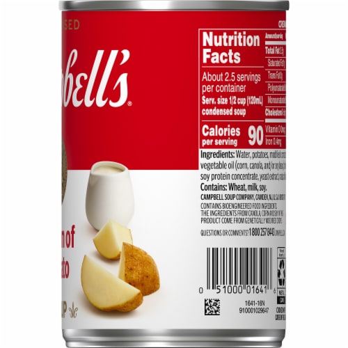 Campbell's® Condensed Cream of Potato Soup Perspective: right