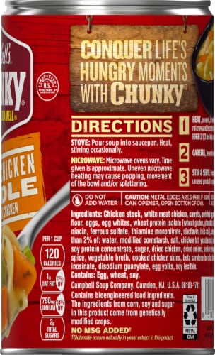 Campbell's® Chunky® Classic Chicken Noodle Soup Perspective: right