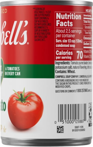 Campbell's® Condensed Healthy Request Tomato Soup Perspective: right