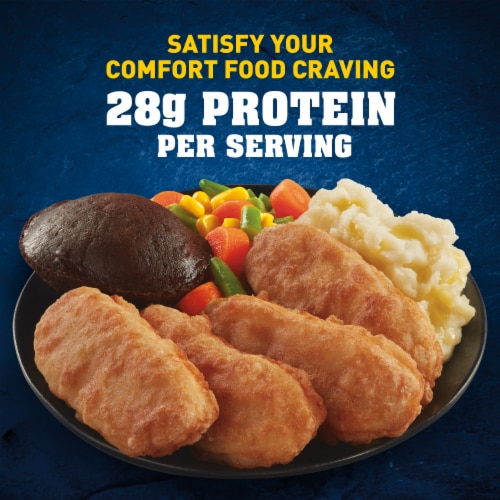 Hungry-Man Beer Battered Chicken Frozen Meal Perspective: right