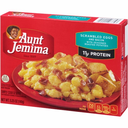 Aunt Jemima Eggs & Bacon Entree Perspective: right