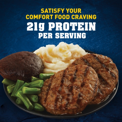 Hungry-Man Salisbury Steak Frozen Meal Perspective: right