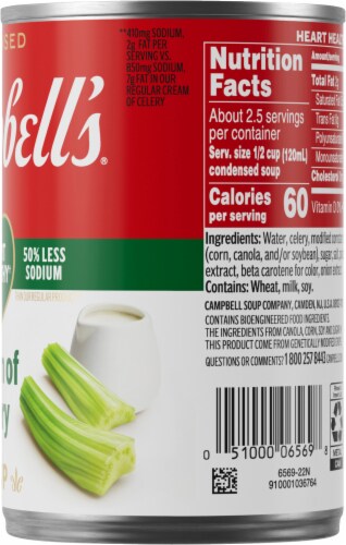 Campbell's® Healthy Request Cream of Celery Condensed Soup Perspective: right