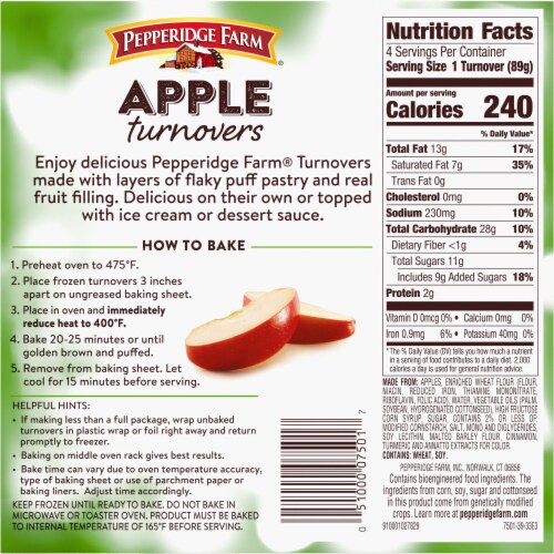 Pepperidge Farm Apple Turnovers 4 Count Perspective: right