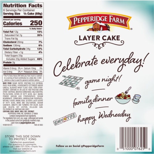 Pepperidge Farm® Classic Coconut Layer Cake Perspective: right