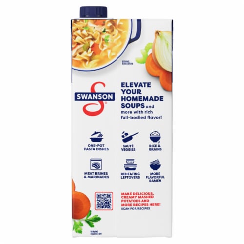 Swanson® 100% Natural Chicken Broth Perspective: right