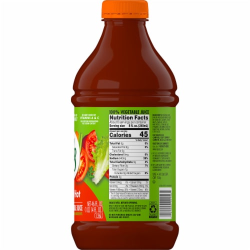 V8 Spicy Hot 100% Vegetable Juice Perspective: right