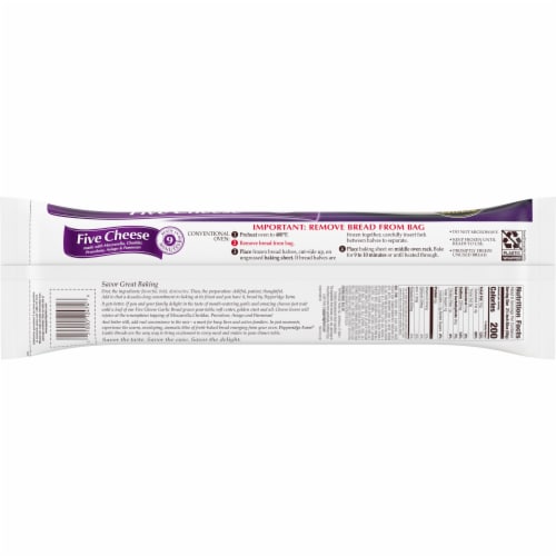Pepperidge Farm Frozen 5 Cheese Garlic Bread Perspective: right