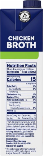 Swanson® Natural Goodness 33% Less Sodium Chicken Broth Perspective: right