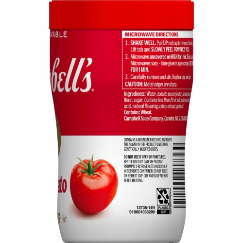 Campbell's Slow Kettle Style Creamy Tomato Soup With A Crunch Microwavable  Cup, 7.44 oz - Fry's Food Stores