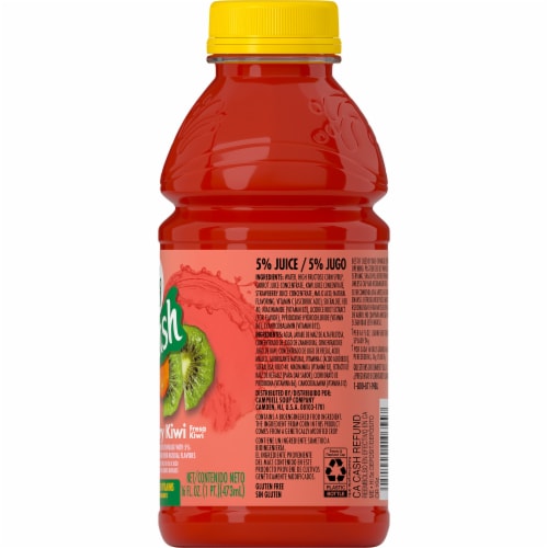 V8 Splash Strawberry Kiwi Flavored Juice Drink Perspective: right