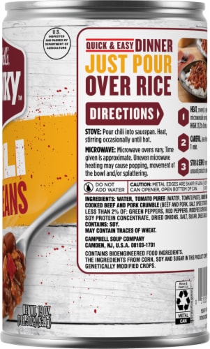 Campbell's Chunky™ Chili with Beans Perspective: right