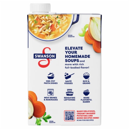 Swanson® 100% Natural Chicken Broth Perspective: right