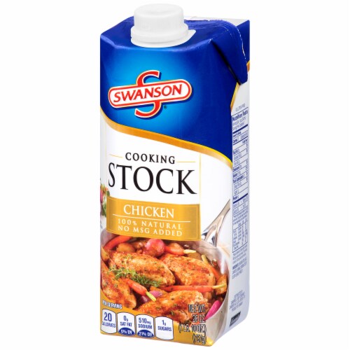 Swanson Chicken Cooking Stock Perspective: right