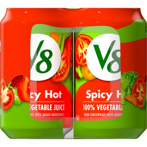 V8® Spicy Hot 100% Vegetable Juice Perspective: right