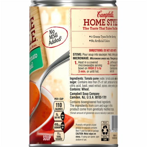 Campbell's® Homestyle™ Healthy Request Soup Harvest Tomato Soup Perspective: right