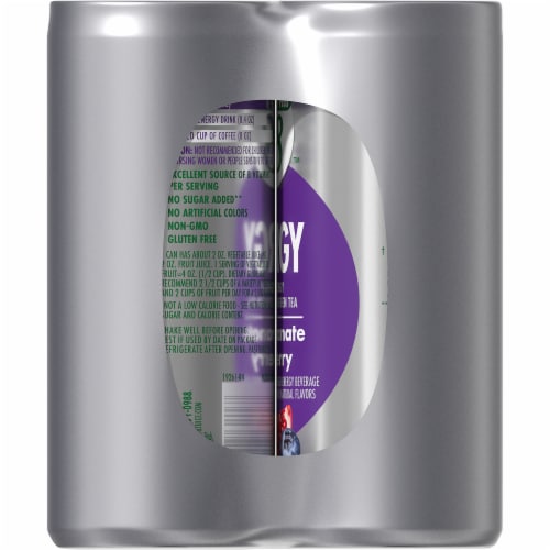 Uptime Ruby Red Grapefruit Energy Drink Multipack Cans Perspective: right