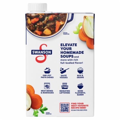 Swanson® Beef Broth Perspective: right