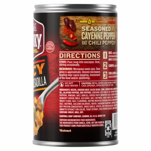 Campbell's® Chunky® Spicy Chicken Quesadilla Soup Perspective: right