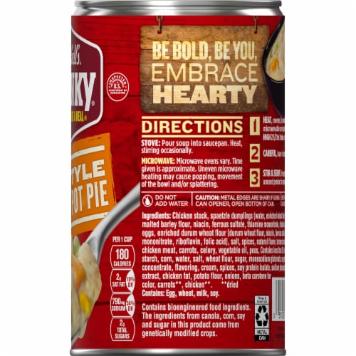 Campbell's® Chunky Pub-Style Chicken Pot Pie Soup Perspective: right
