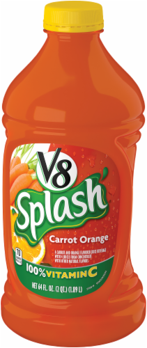 V8 Splash Carrot Orange Juice Perspective: right