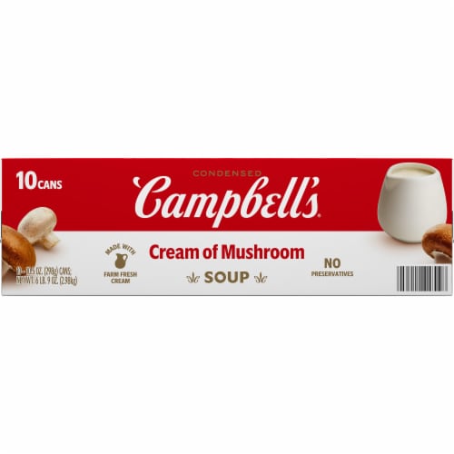 Campbell's® Condensed Cream of Mushroom Soup Perspective: right