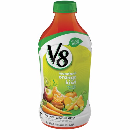 V8 Veggie Blends Mandarin Orange Kiwi Perspective: right